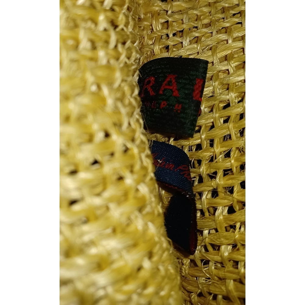 Ralph Lauren Tan Mini Bag with Multicolor Patch - Picture 12 of 15